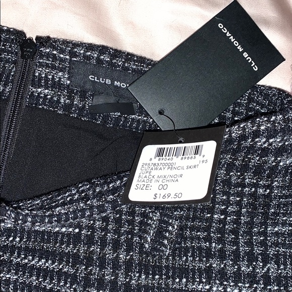 CLUB MONACO CUTAWAY PENCIL SKIRT sz00 🎉hostpick🎉 - Picture 9 of 13